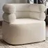 Tova Accent Chair - Cream, Boucle