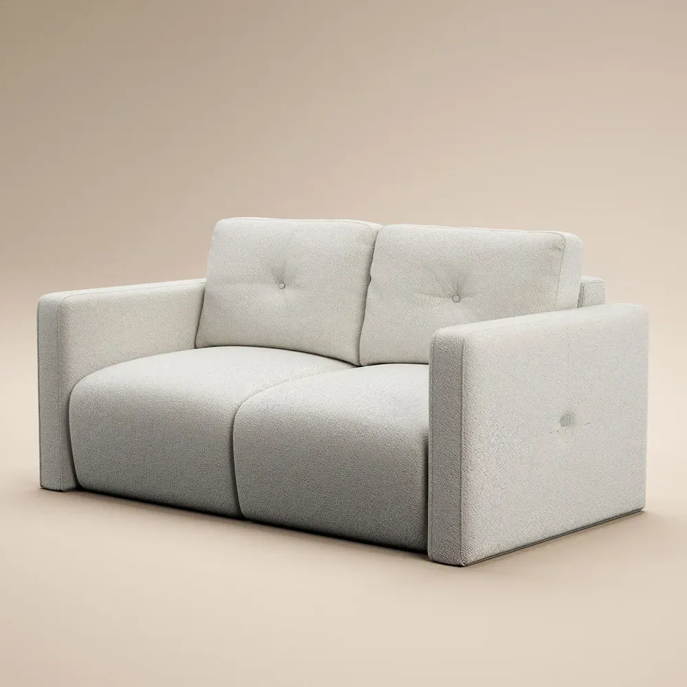 Wilfie 2-Seater Sofa - Beige, Chenille