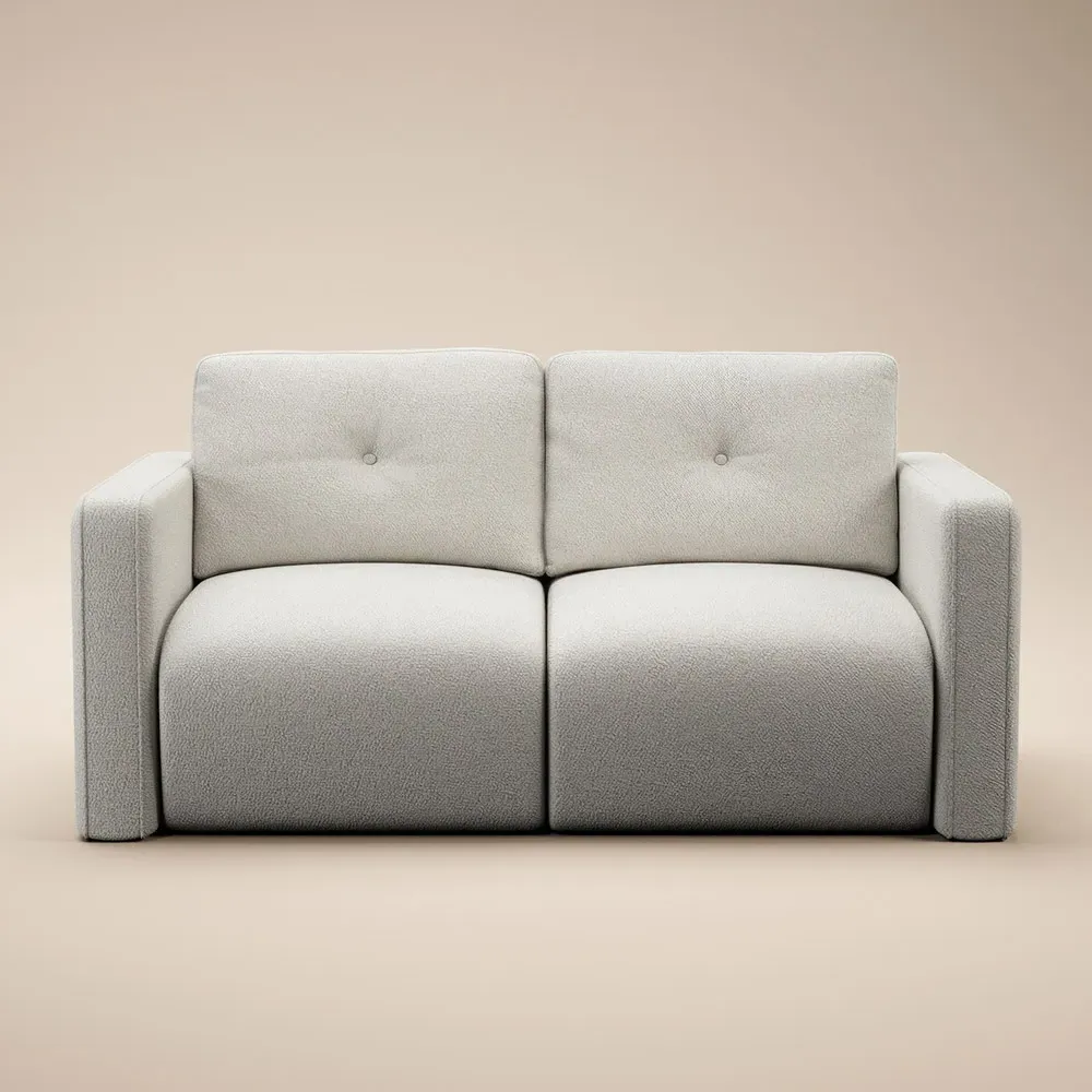 Wilfie 2-Seater Sofa - Beige, Chenille