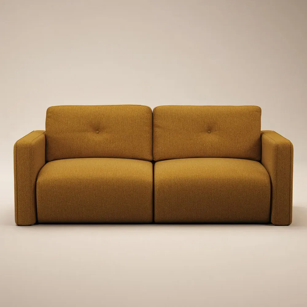 Wilfie 3-Seater Sofa - Mustard, Chenille