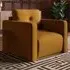 Wilfie Armchair - Mustard, Chenille