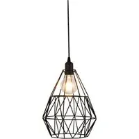 Elandor E27 Pendant Light - Black