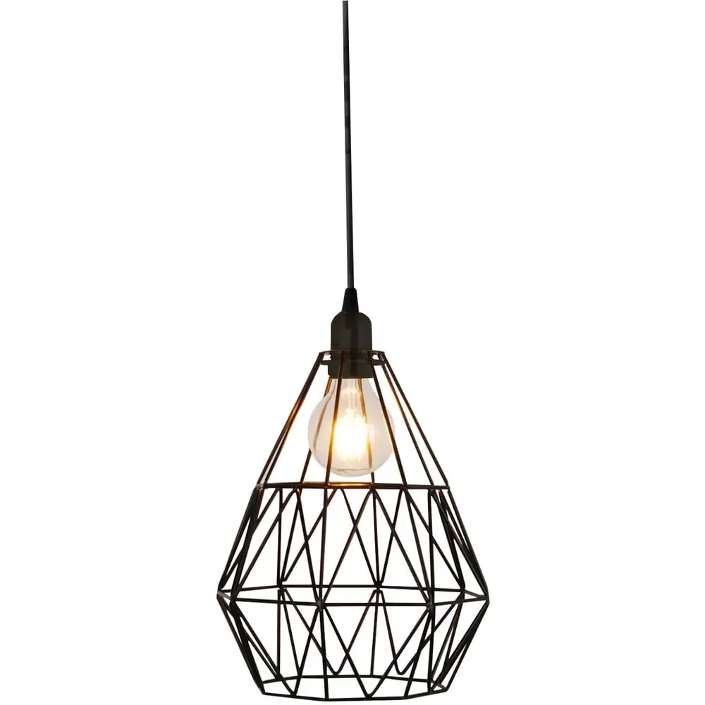 Elandor E27 Pendant Light - Black image