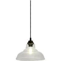 Fiora E27 Pendant Light - Clear Glass