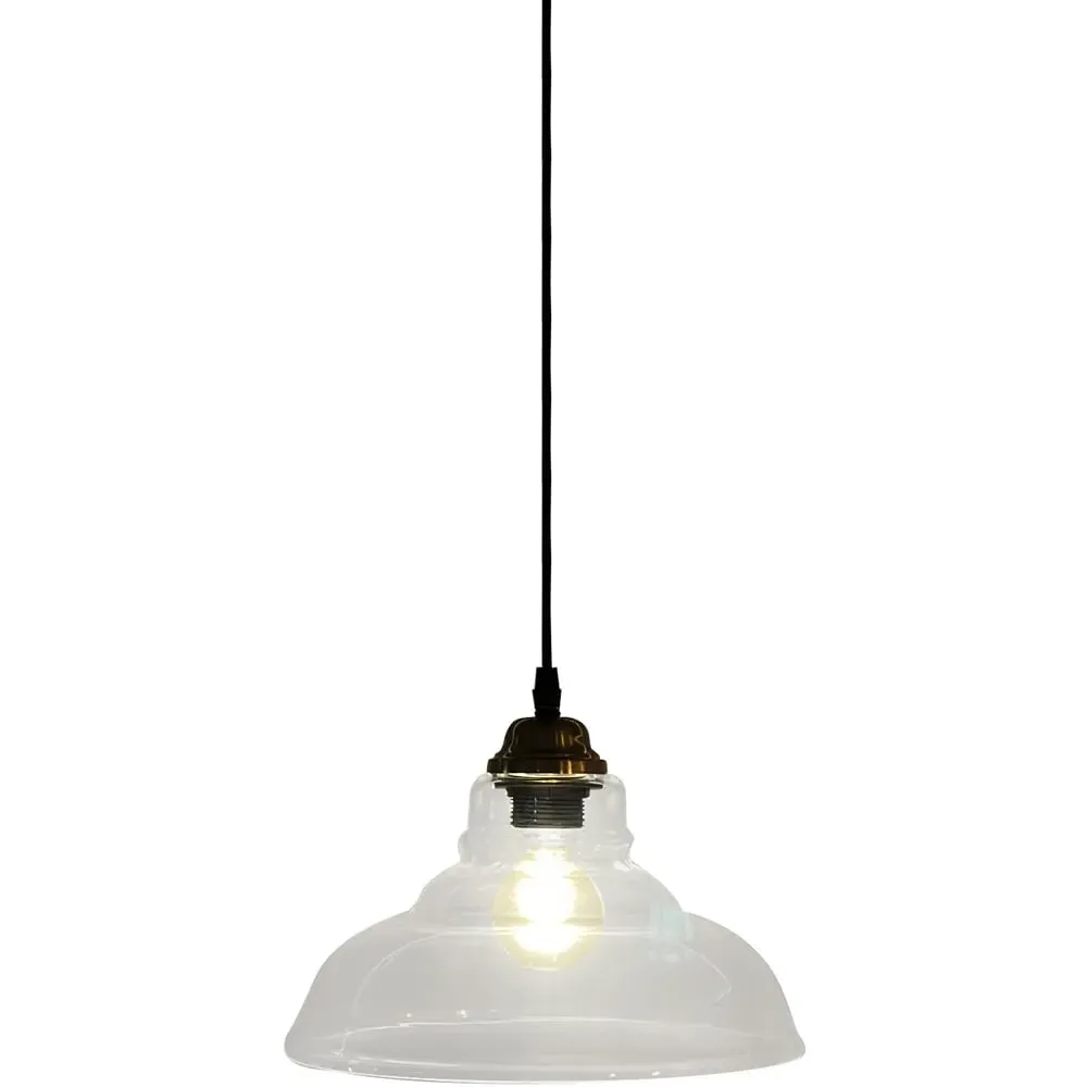 Fiora E27 Pendant Light - Clear Glass