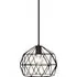 Garnet Geometric Pendant Light - Black