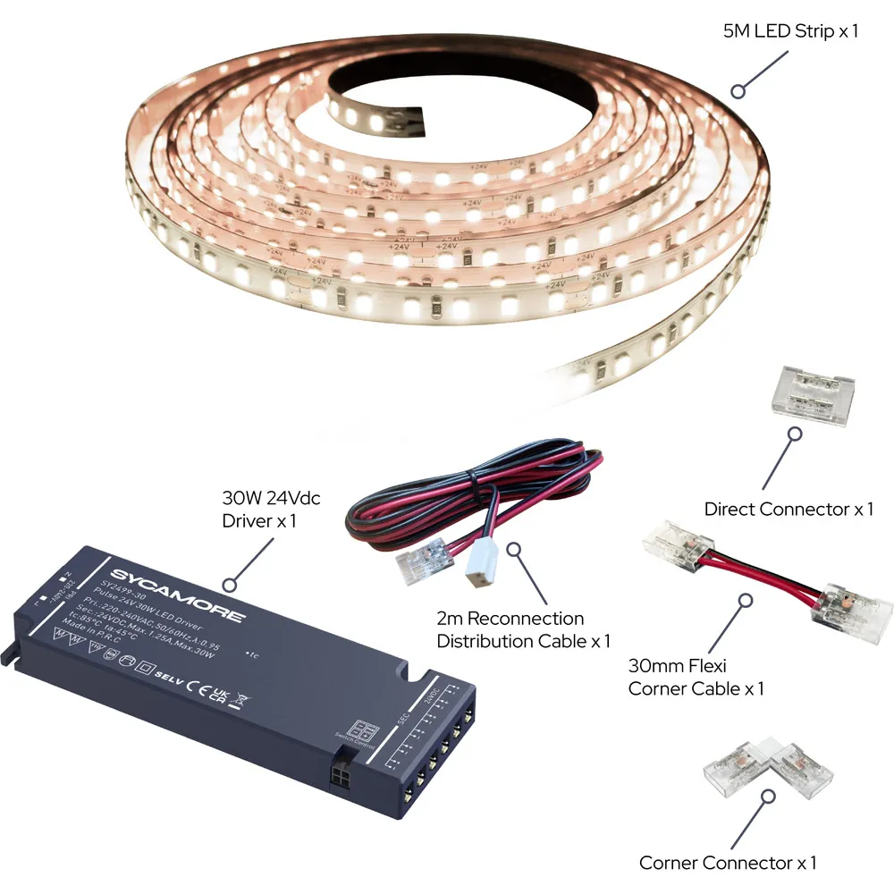 Kastel Flexible LED Strip 5m - Natural White