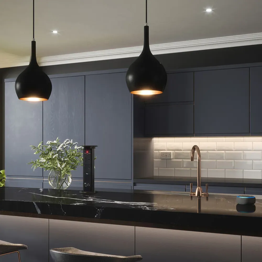 Phaedra LED Pendant Light - Black