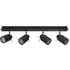 Ramona 4 Spot IP44 Light Bar - Black
