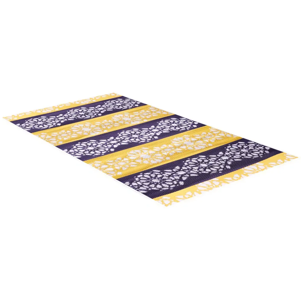 Casablanca Mosaic Reversible Outdoor Rug - Yellow