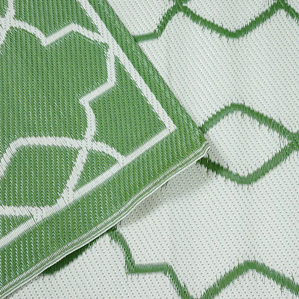 Reversible Outdoor Rug 120x180cm - Cream, Polypropylene