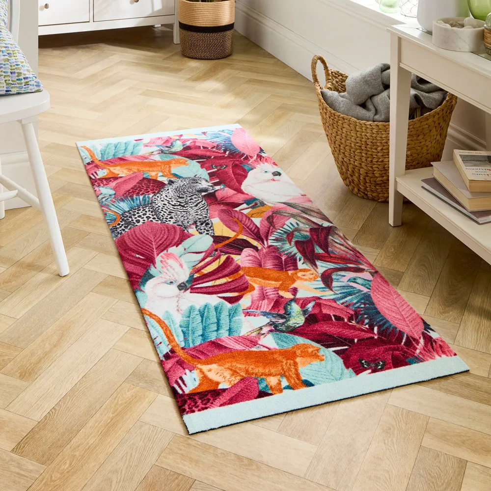 Exotic Palms Runner Rug - Multi