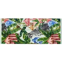 Lux Leopard Runner Rug - Multi