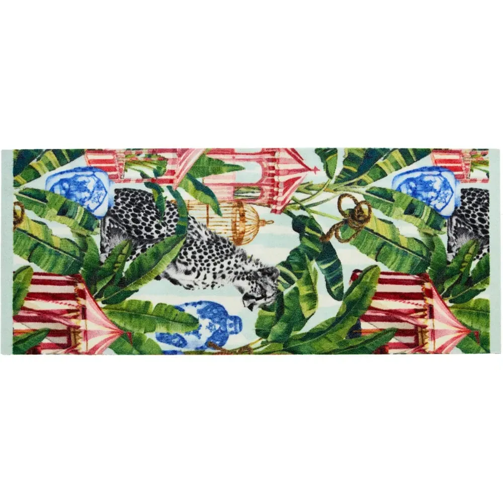 Lux Leopard Runner Rug - Multi image