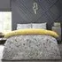 King Size Multicolour Doodles Duvet Cover Set - Yellow, Polycotton
