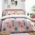 Palmtropolis Single Duvet Cover Set - Pink, Polycotton