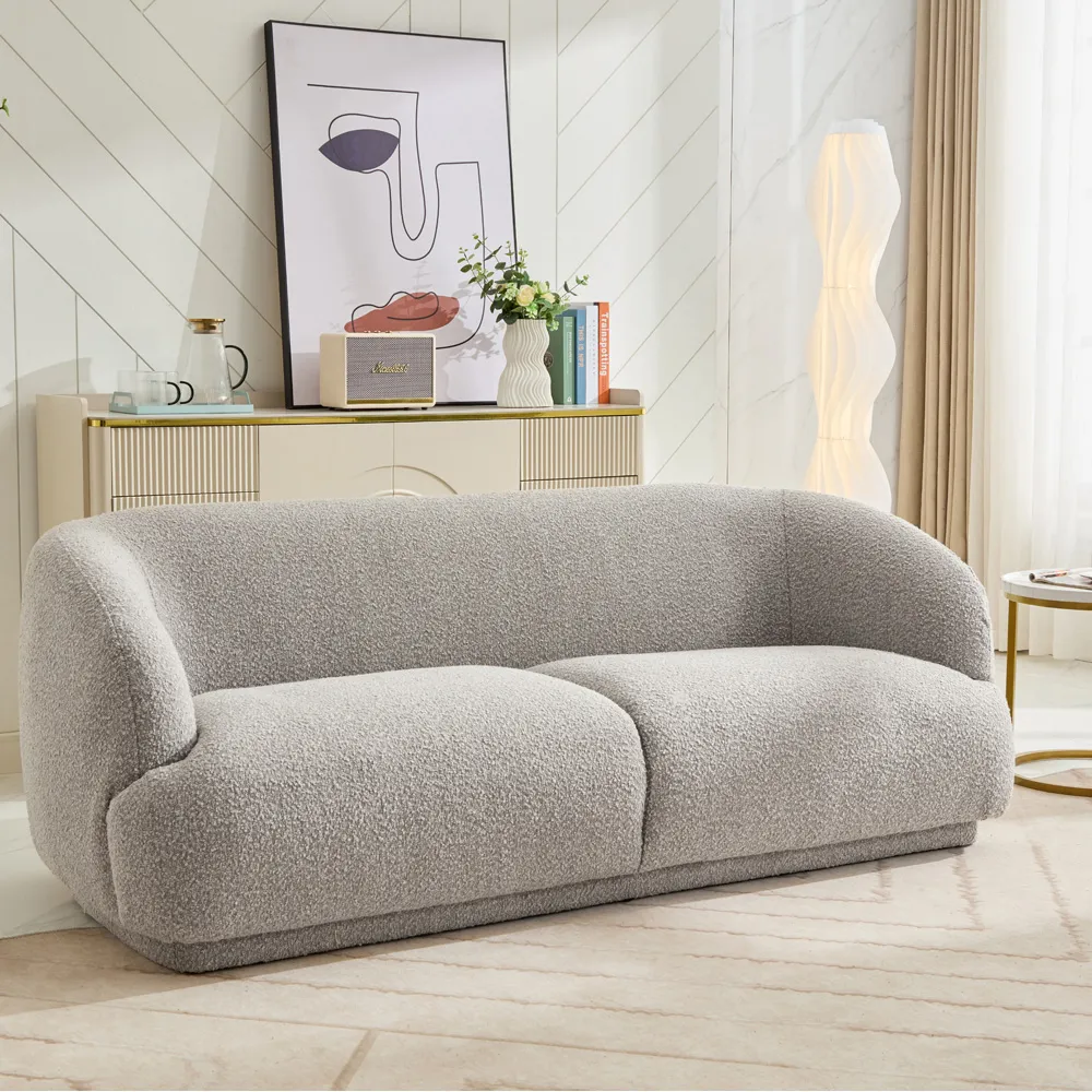 Sutton 3-Seater Sofa - Taupe, Bouclé
