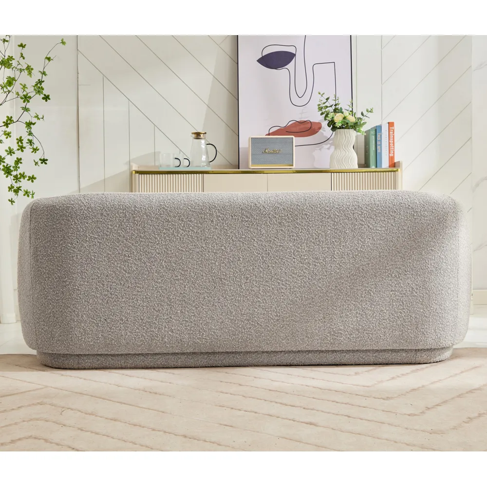 Sutton 3-Seater Sofa - Taupe, Bouclé