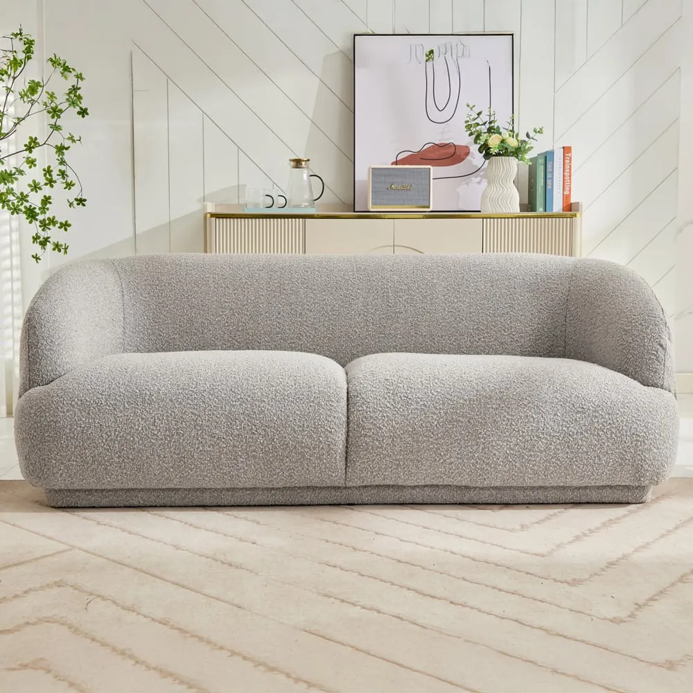 Sutton 3-Seater Sofa - Taupe, Bouclé image