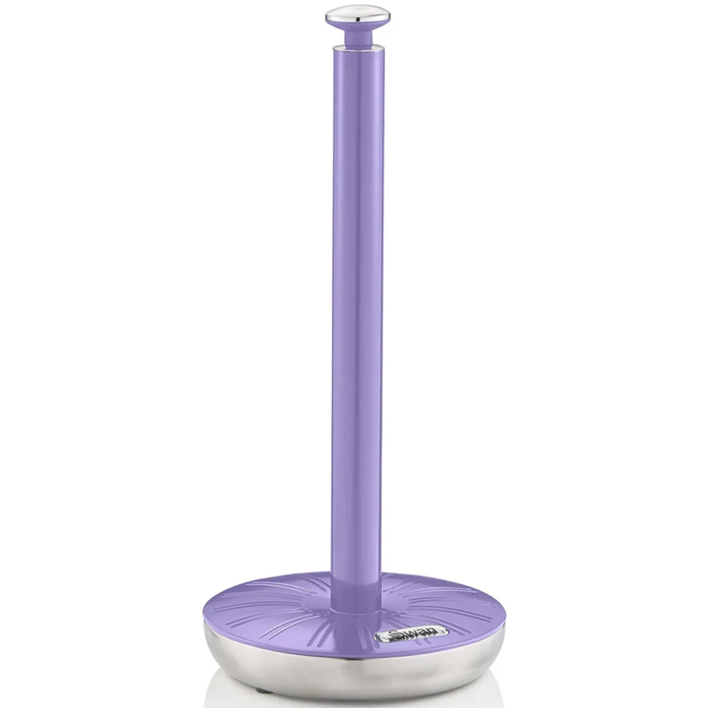 Swan Towel Pole and Mug Tree Set - Purple