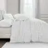 Alpine Double Duvet Set - White, Faux Fur