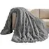 Alpine Throw 200 x 240cm - Silver, Faux Fur