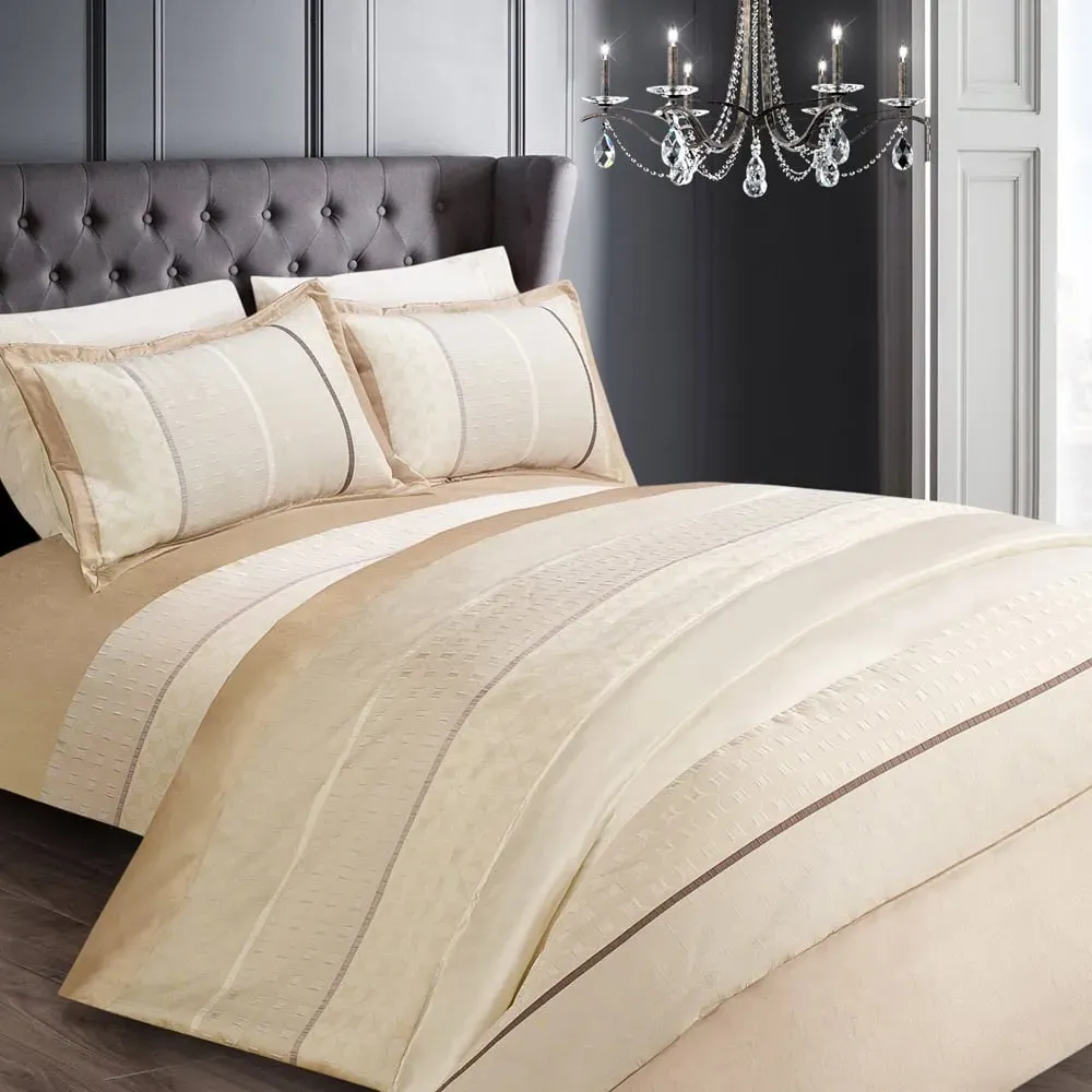Pandora King Size Bedspread Set - Cream