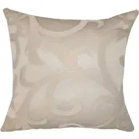 Renoir Filled Cushions 2 Pack - Cream, Jacquard