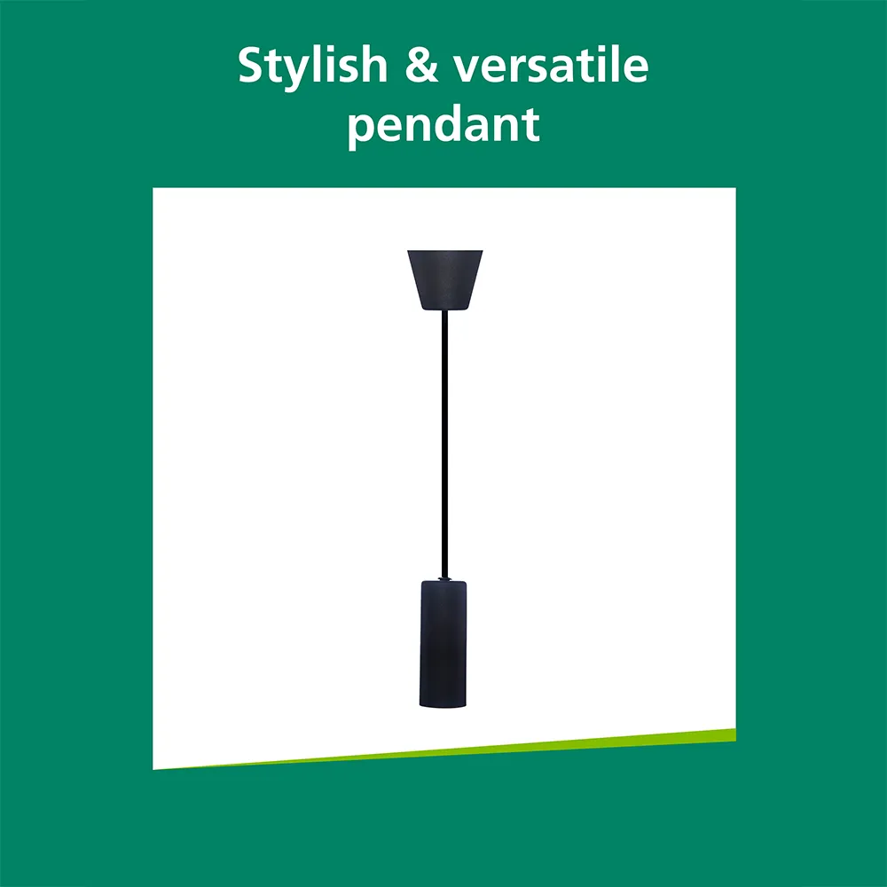 Sylpendant Ceiling Pendant Light - Black, Metal