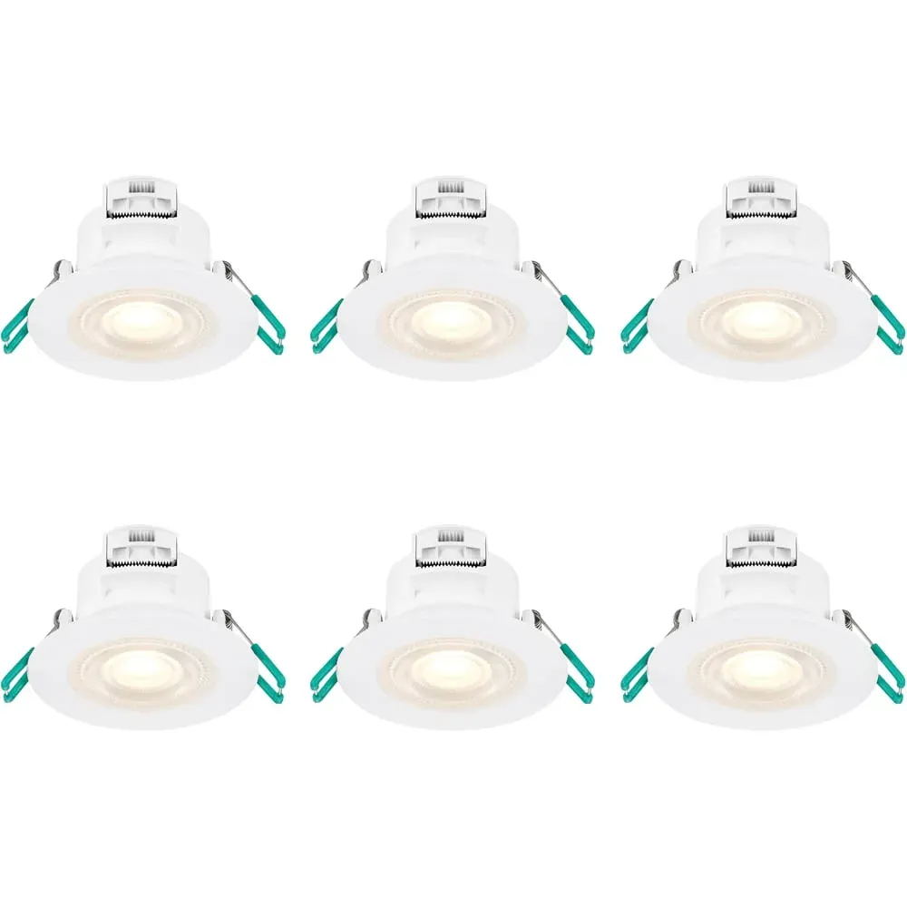 SylSpot 6 Pack Recessed LED Spotlight - Warm White, 4.8W image