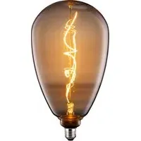 Amber E27 Twist Filament Bulb - Yellow