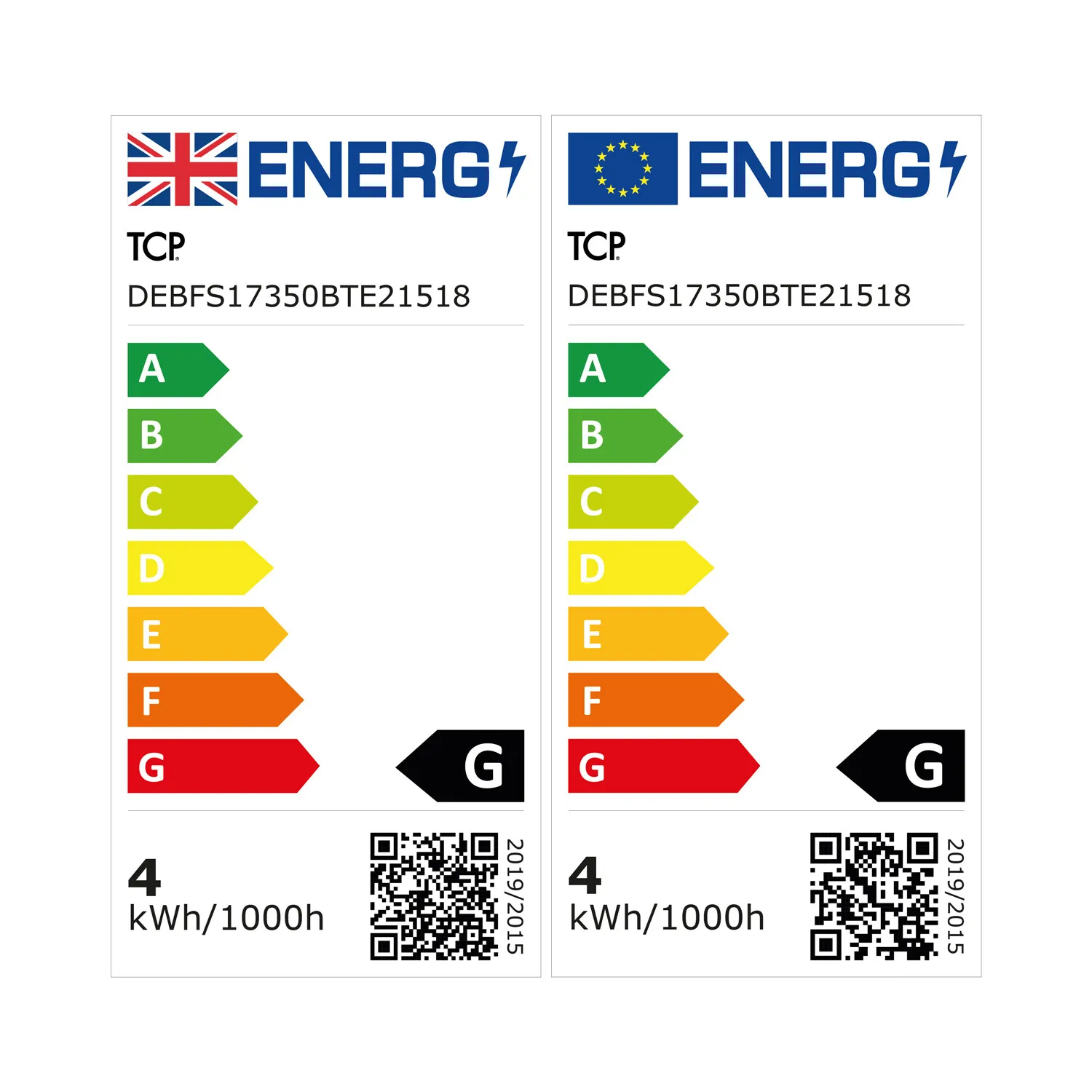 Decorative Filament E27 Bulb 50L - Warm White, Black