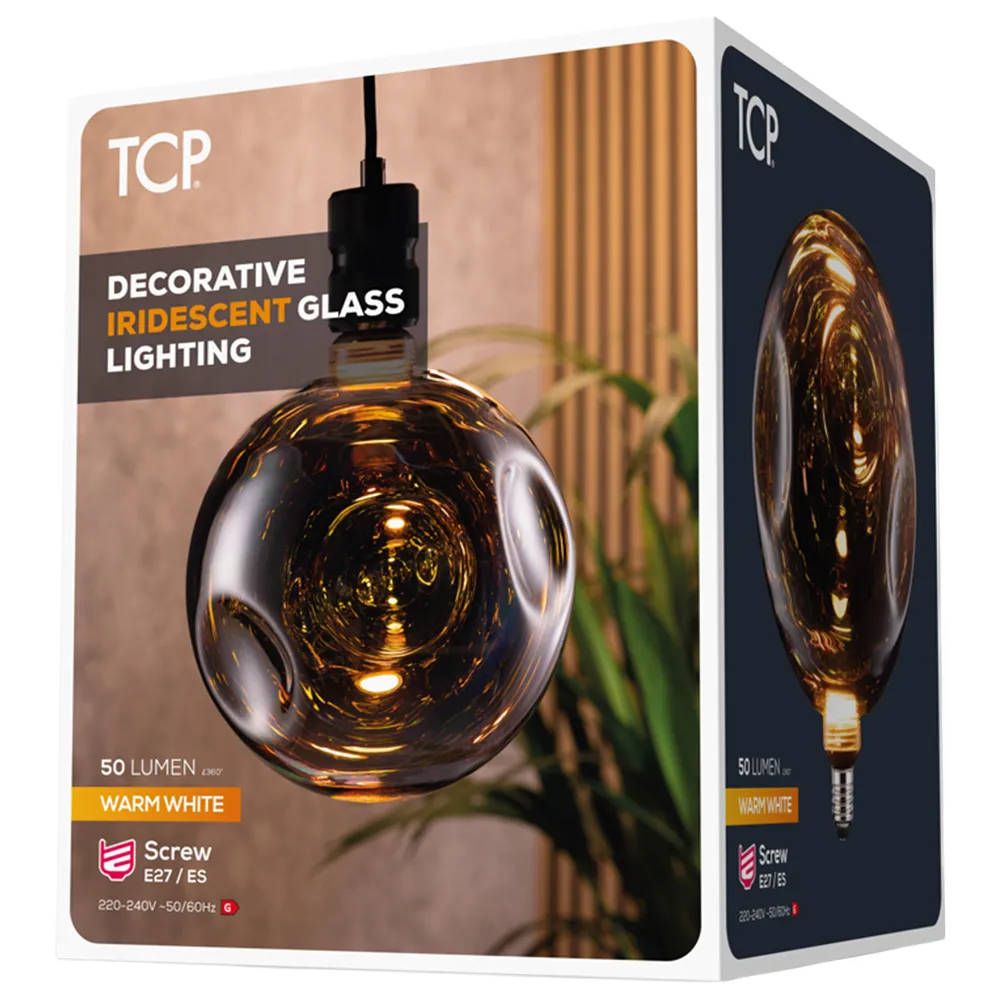 TCP E27 Iridescent LED Bulb - Multi