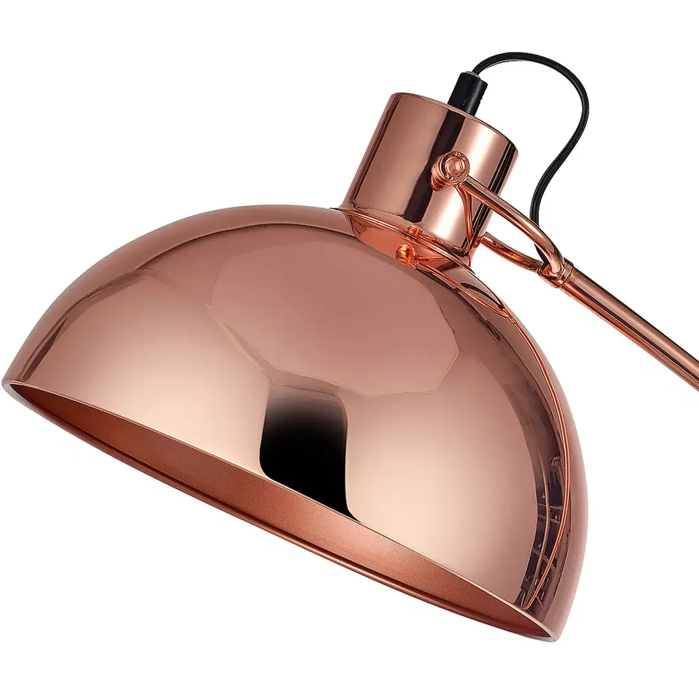 Arco Arched Floor Lamp - Red, Rose Gold