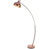 Arco Arched Floor Lamp - Red, Rose Gold