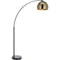Arquer Arc Floor Lamp - Black, Marble