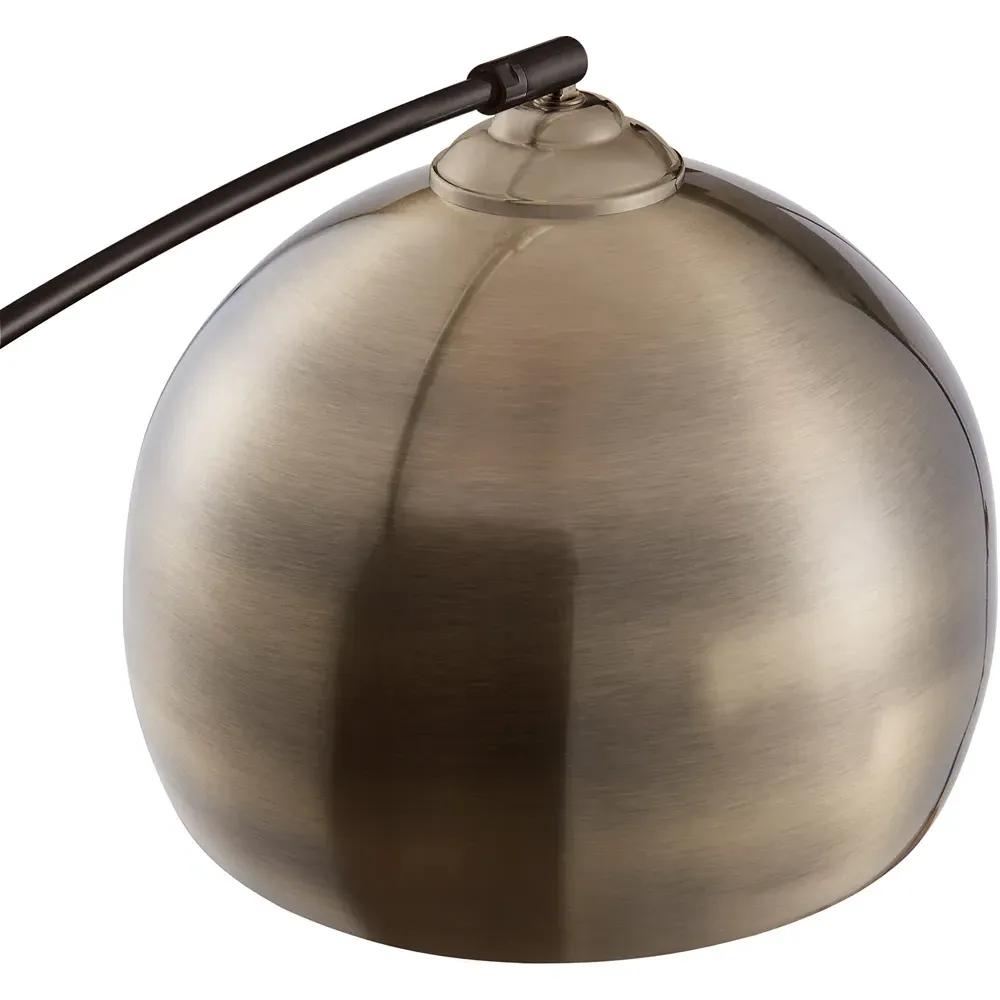 Arquer Arc Floor Lamp - Black, Marble