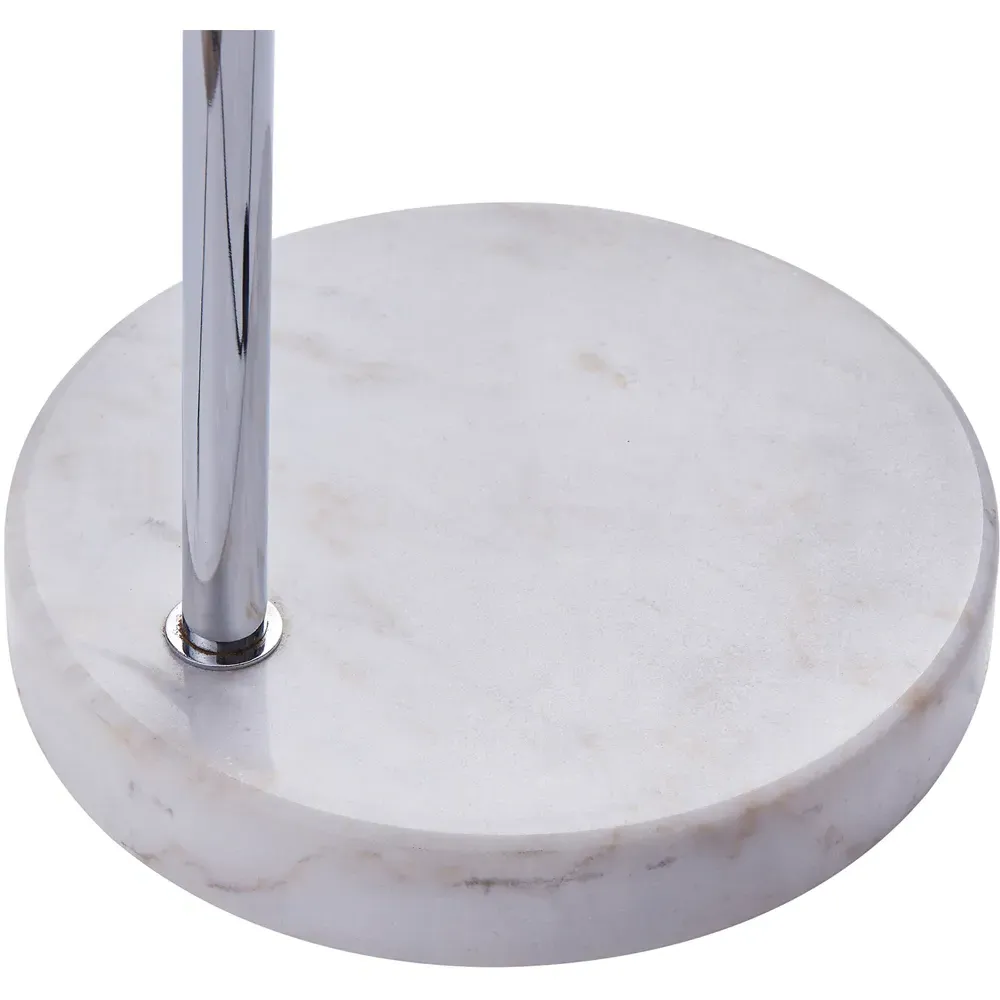Arquer Arc Floor Lamp - Chrome, Marble