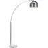 Arquer Arc Floor Lamp - Chrome, Marble