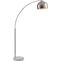 Arquer Arc Floor Lamp - White, Marble