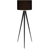 Romanza Tripod Floor Lamp - Black