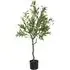 120cm Artificial Olive Tree in Pot - Green