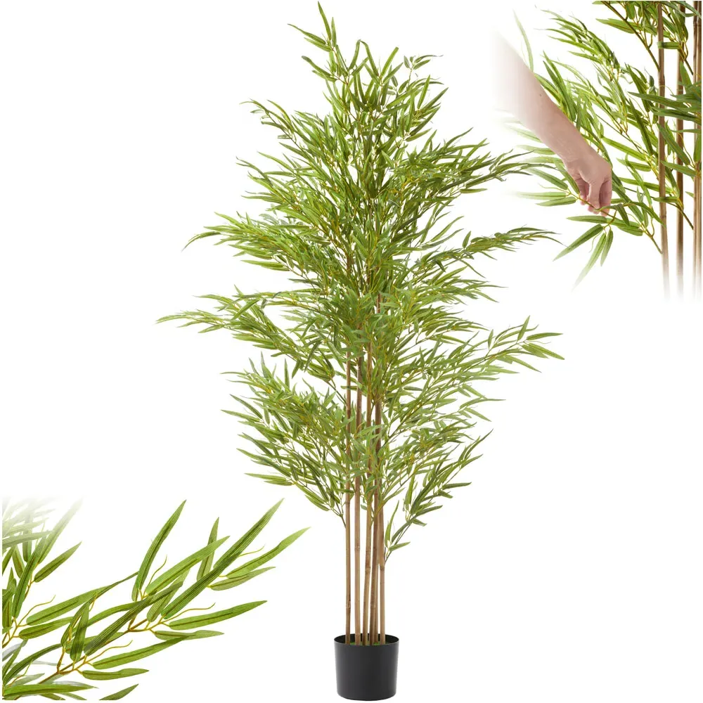 180cm Artificial Bamboo Plant in Pot - Green