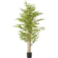 180cm Artificial Bamboo Plant in Pot - Green