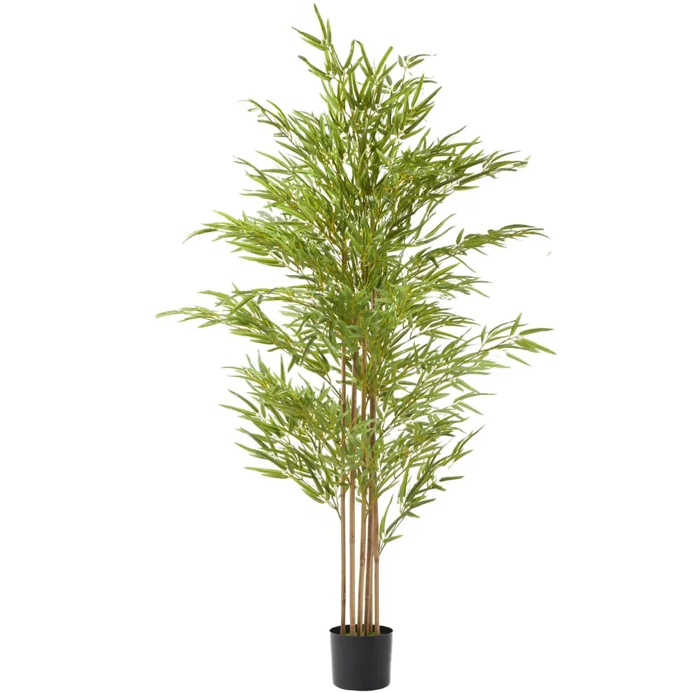 180cm Artificial Bamboo Plant in Pot - Green