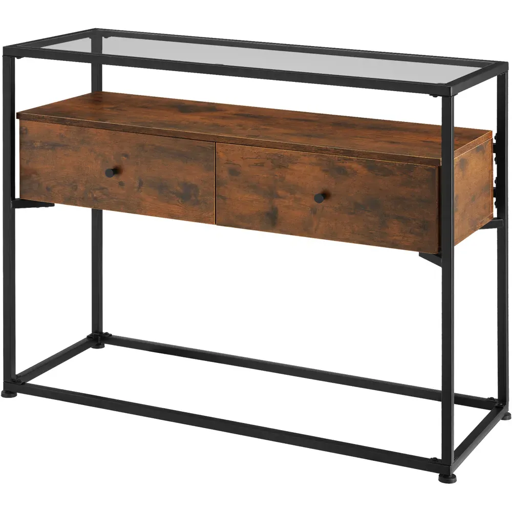 2 Drawer Reading Sideboard - Brown, Oak