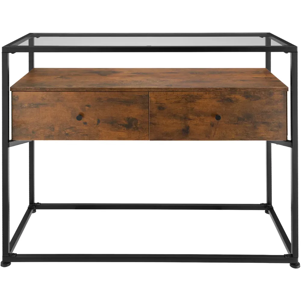 2 Drawer Reading Sideboard - Brown, Oak