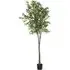 210cm Artificial Olive Tree in Pot - Green