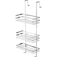 3 Shelf Hanging Shower Caddy - Silver, Stainless Steel