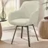 Alicon Set of 2 Swivel Dining Chairs - Greige